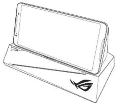 ASUS ROG Phone II - Vložení telefonu ROG do mobilní stolní dokovací stanici - 5