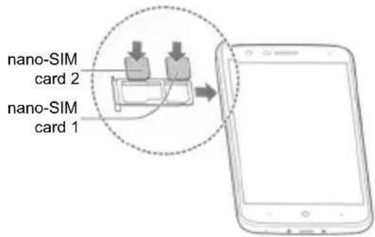 nano-SIM card 2 nano-SIM card 1