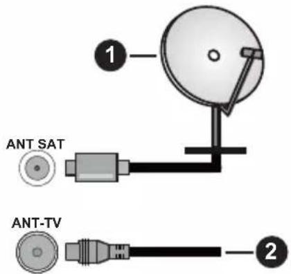 PANASONIC TX-50HX600E - Zadná strana televízora - 1