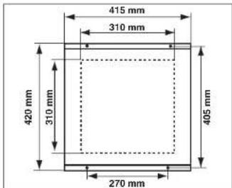 415 mm 310 mm 420 mm 310 mm 405 mm 270 mm