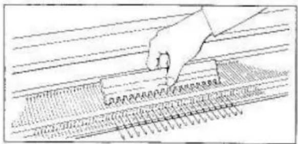 Empisal Knitmaster 360 - ALIGNING NEEDLES - 6