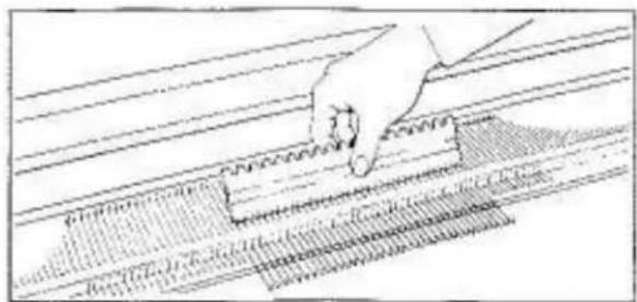 Empisal Knitmaster 360 - ALIGNING NEEDLES - 1