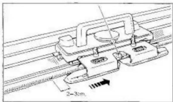 Empisal Knitmaster 360 - SETTING CARRIAGE - 9