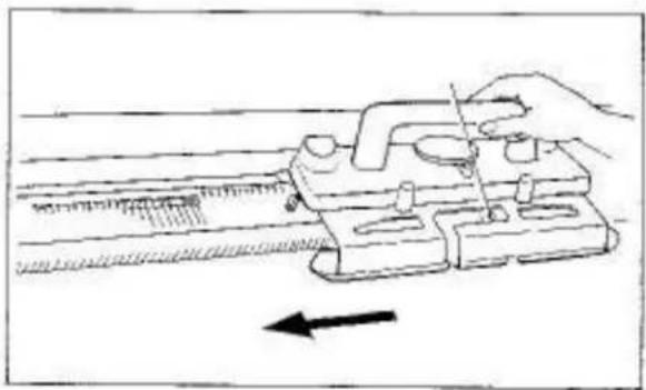 Empisal Knitmaster 360 - SETTING CARRIAGE - 3