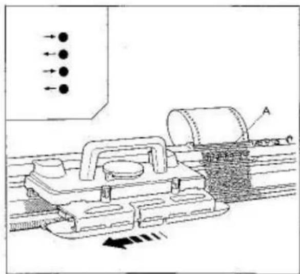Empisal Knitmaster 360 - FOR LACE CARRIAGE - 2