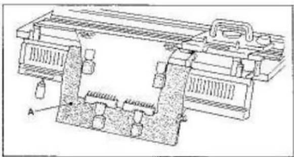Empisal Knitmaster 360 - NOTE FOR USING THE LACE CARRIAGE - 3