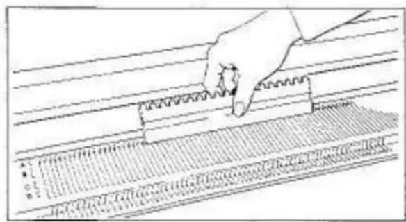 Empisal Knitmaster 360 - ADJUSTING TENSION DIAL - 3