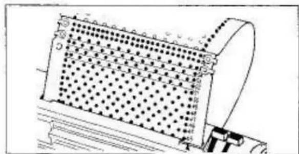 Empisal Knitmaster 360 - STANDARD PUNCH CARDS FOR MAIN CARRIAGE - 6