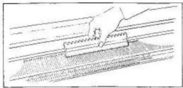 Empisal Knitmaster 360 - NOTE FOR USING THE LACE CARRIAGE - 5