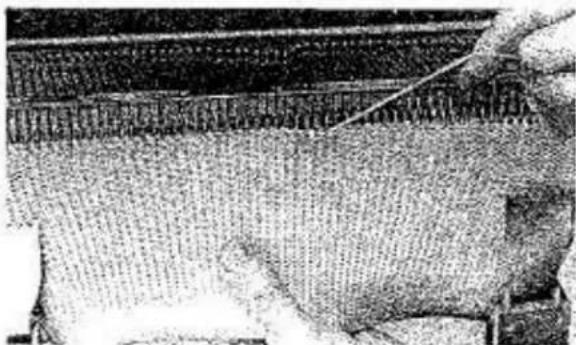 Empisal Knitmaster 360 - If a needle has been damaged... - 9