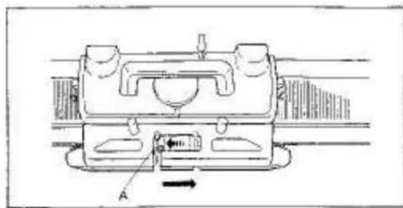 Empisal Knitmaster 360 - NOTE FOR USING THE LACE CARRIAGE - 8