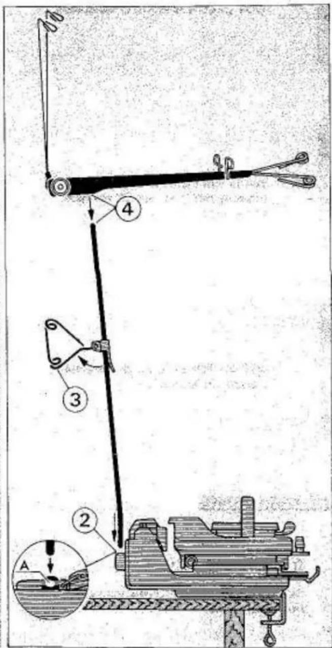 Empisal Knitmaster 325 - YARN BRAKE ASSEMBLY - 2