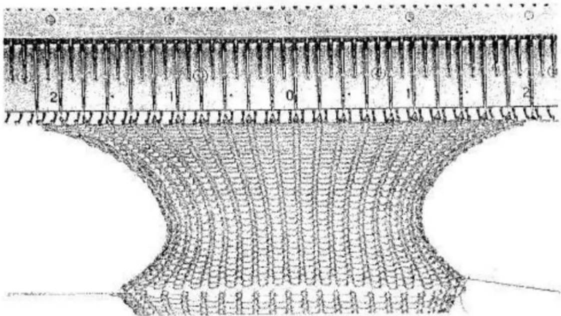 Empisal Knitmaster 321 - KNITTING THE 1 BY 1 DOUBLE WELT - 3