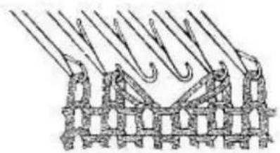 Empisal Knitmaster 321 - BUTTONHOLES FOR SMALL BUTTONS - 1