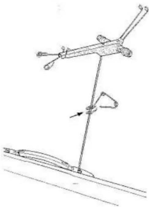 Empisal Knitmaster 321 - SETTING UP THE YARN BRAKE - 3