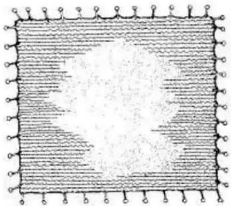 Empisal Knitmaster 321 - BLOCKING OR STEAMING A FABRIC - 1