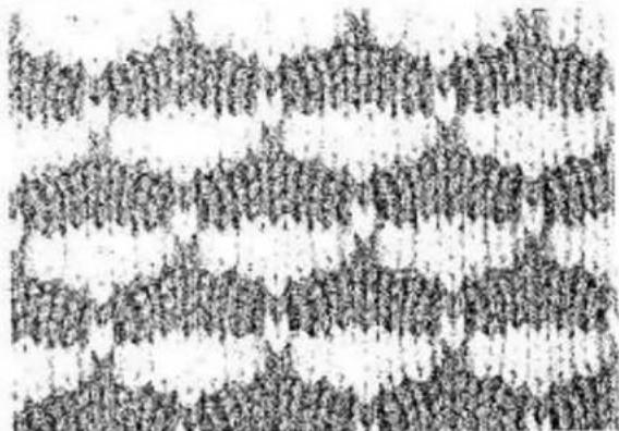 Empisal Knitmaster 321 - TUCK PATTERNS USING SEVERAL COLOURS - 5