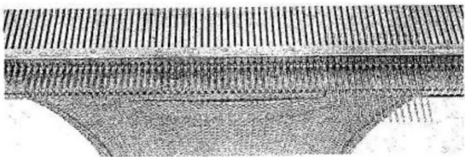 Empisal Knitmaster 321 - POCKETS IN PLAIN KNITTING - 2