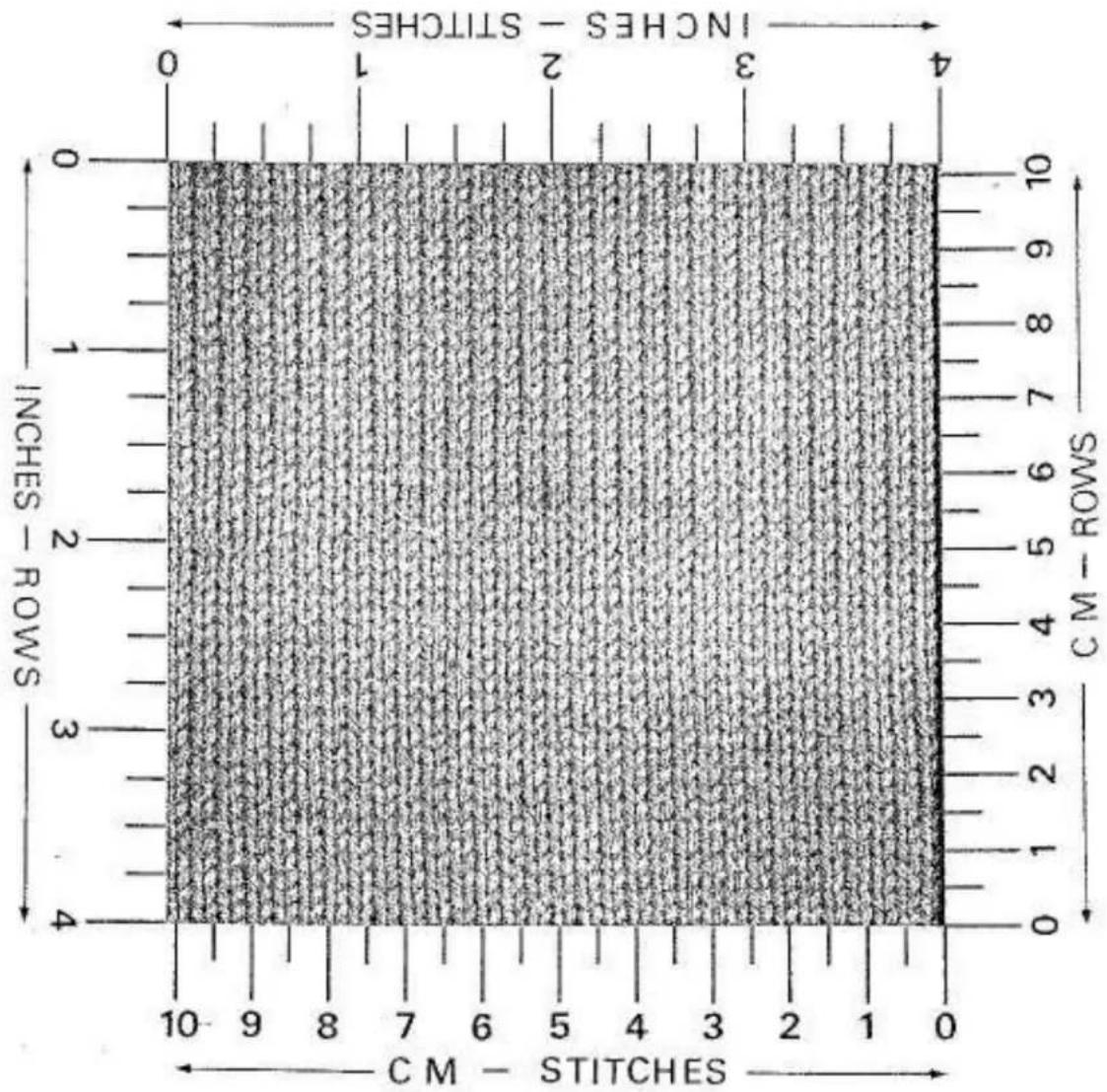 Empisal Knitmaster 321 - HOW TO MEASURE A TENSION SWATCH - 1