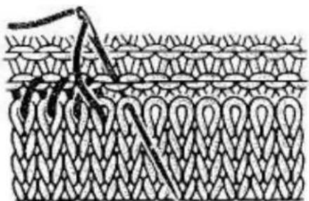 Empisal Knitmaster 321 - SEWING UP HEMS - 1