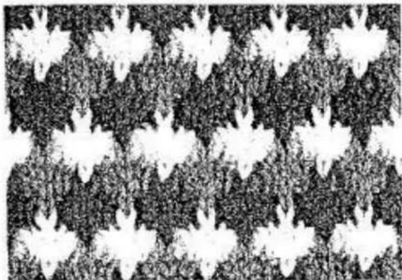 Empisal Knitmaster 321 - TUCK PATTERNS USING SEVERAL COLOURS - 4