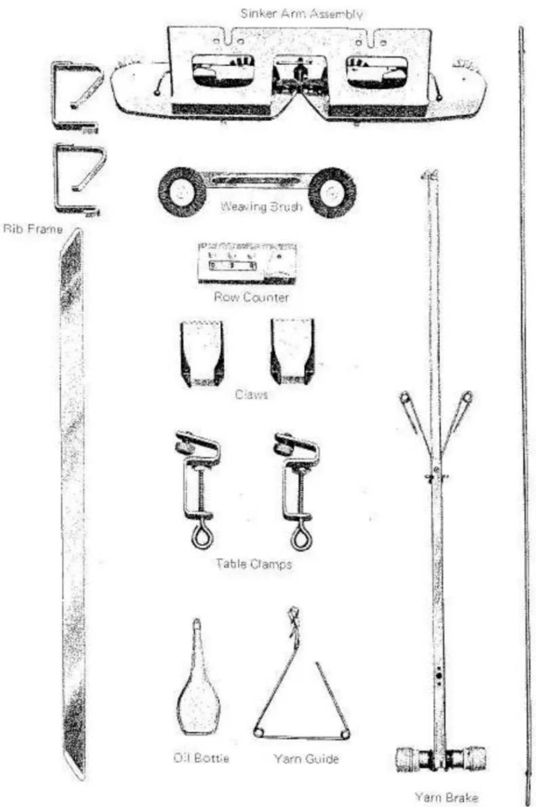 Empisal Knitmaster 321 - ACCESSORIES - 17