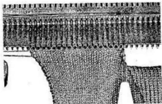Empisal Knitmaster 321 - SHAPING A 'V' NECK - 2