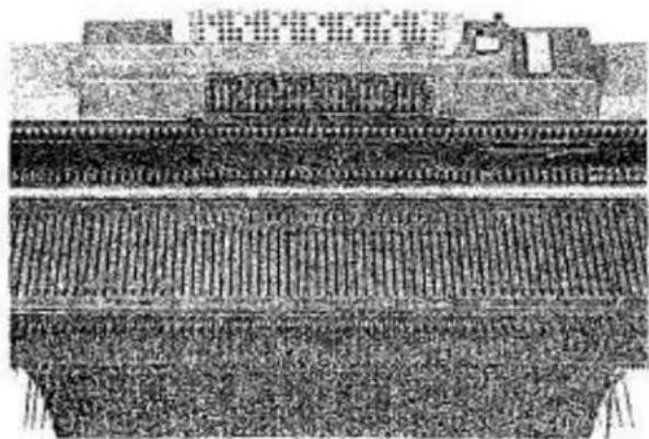 Empisal Knitmaster 321 - KNITTING A POCKET IN A PATTERNED GARMENT - 1
