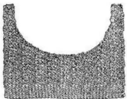 Empisal Knitmaster 321 - THE SECOND HALF IN STITCH PATTERN. - 2