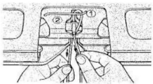 Empisal Knitmaster 321 - KNITTING THE 1 BY 1 DOUBLE WELT - 5