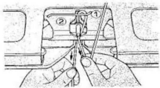 Empisal Knitmaster 321 - KNITTING A HEM - 5
