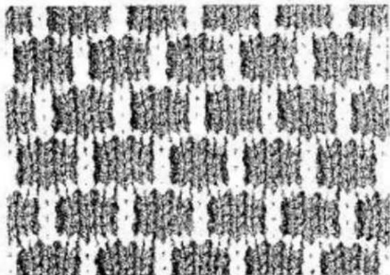 Empisal Knitmaster 321 - TUCK PATTERNS USING SEVERAL COLOURS - 2