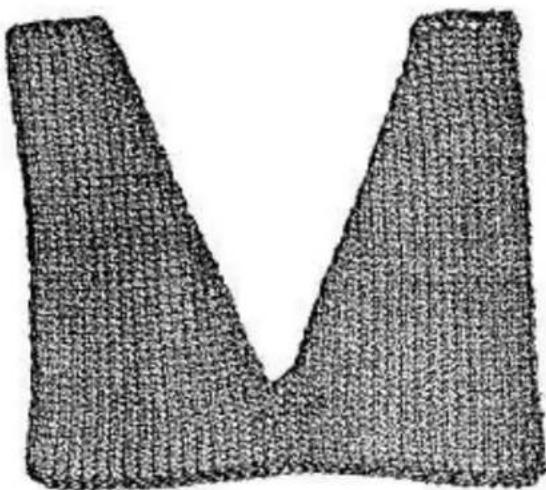 Empisal Knitmaster 321 - SHAPING A 'V' NECK - 3