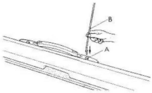 Empisal Knitmaster 321 - SETTING UP THE YARN BRAKE - 3