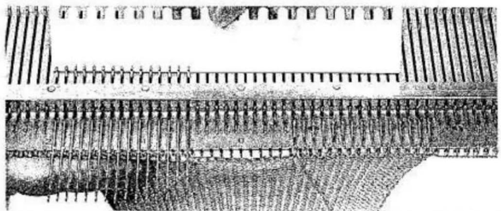 Empisal Knitmaster 321 - SHAPING A ROUND NECKLINE (METHOD 1) - 2