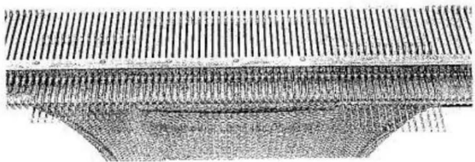 Empisal Knitmaster 321 - POCKETS IN PLAIN KNITTING - 1