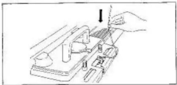 Empisal Knitmaster 260 - SETTING CARRIAGE - 7