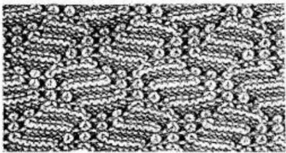 Empisal Knitmaster 260 - TUCK STITCH PATTERN - 1