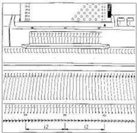 Empisal Knitmaster 260 - INSERTING PUNCH CARD - 3
