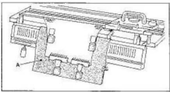 Empisal Knitmaster 260 - NOTE FOR USING THE LACE CARRIAGE - 3