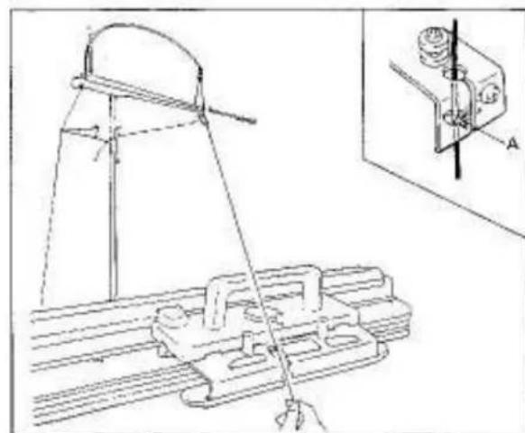 Empisal Knitmaster 260 - NOTE FOR USING THE LACE CARRIAGE - 9