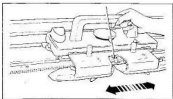 Empisal Knitmaster 260 - SETTING CARRIAGE - 11