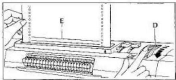 Empisal Knitmaster 260 - STANDARD PUNCH CARDS FOR MAIN CARRIAGE - 4