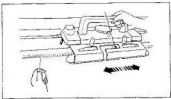 Empisal Knitmaster 260 - SETTING CARRIAGE - 12