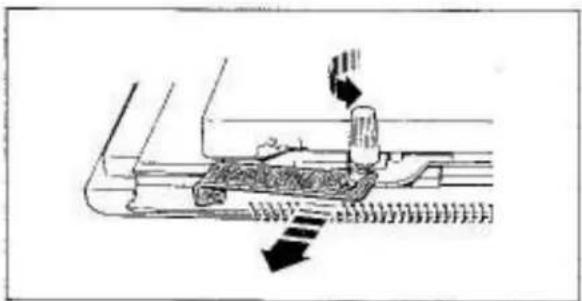 Empisal Knitmaster 260 - SETTING UP THE KNITTER - 4