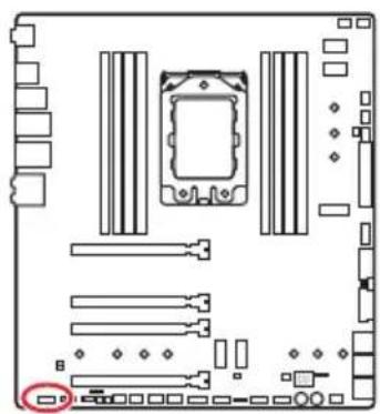 MSI Creator TRX40 - JAUD1: 전면 오디오 커넥터 - 1