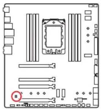 MSI Creator TRX40 - JOC\_FS1: OC Force Enter BIOSジャンパ - 1