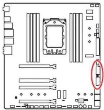 MSI Creator TRX40 - JUSB4\~5: USB 3.2 Gen1コネクター - 1