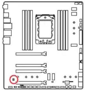 MSI Creator TRX40 - J0C\_FS1: 超频强制进入 BIOS 按钮 - 1
