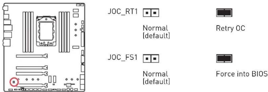 MSI Creator TRX40 - JOC\_FS1: OC Force Enter BIOS Button - 1